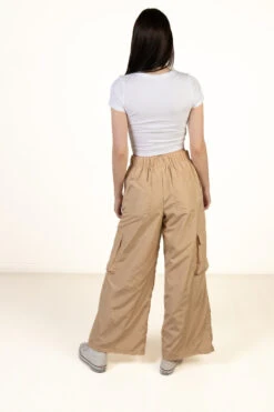 Sand Wide Leg Parachute Pants -Swimsuit Closet Sales Store 170 2701sandparaback 15477.1682110718