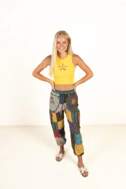 Cargo Embroidered Patchwork Pants -Swimsuit Closet Sales Store 170 2706 170 2706 EmbroideredCargoPatch 15985.1686935225