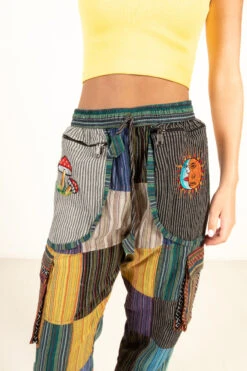 Cargo Embroidered Patchwork Pants -Swimsuit Closet Sales Store 170 2706 EmbroideredCargoPacthDetail 170 2706 EmbroideredCargoPatch 06551.1686935226