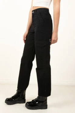 Black Cargo Twill Pants -Swimsuit Closet Sales Store 170 2725blkcargoside 170 2725 170 2725front 70620.1681503670