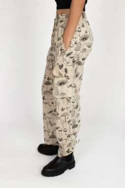 Natural Mushroom Cargo Pants -Swimsuit Closet Sales Store 170 2759 BWMushPantSide2 85528.1694450024