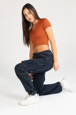 Drawstring Cargo Joggers