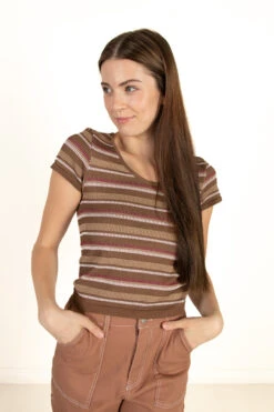 Brick Stripe Seamless Shirt