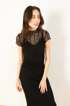 Black Lace Tee With Cami Set 8 Black Lace Tee With Cami Set -Swimsuit Closet Sales Store 172 9282 LaceTeeCamifront3 3297 58391.1688065913