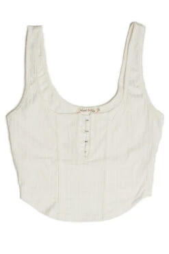 White Hook And Eye Ribbed Cami -Swimsuit Closet Sales Store 172 9332 1 17894.1691679982