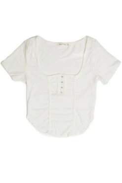 White Hook And Eye Shirt -Swimsuit Closet Sales Store 172 9336 1 93385.1691090062