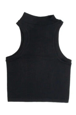 Black Seamless Mock Tank -Swimsuit Closet Sales Store 172 9457 7 69106.1685479553