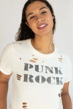 Distressed Punk Rock Tee -Swimsuit Closet Sales Store 172 9642 PunkRockCU2 70376.1696607997