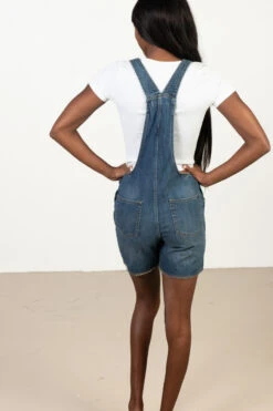 Denim Short Overalls -Swimsuit Closet Sales Store 173 3322OverallShortBack 68113.1680540221