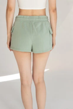 Fleece Cargo Shorts -Swimsuit Closet Sales Store 173 P 3337 FleeceCargoShortBack 95791.1697860966