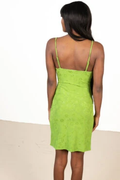 Aloe Gel Jacquard Mini Dress -Swimsuit Closet Sales Store 174 6844JaquardMiniDrAloeback2 36199.1680278540