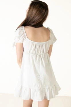 Puff Sleeve Tier Dress -Swimsuit Closet Sales Store 174 6892 PuffTireDressWhiteBack 16602.1685479874