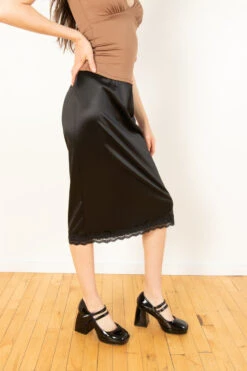 Black Lace Trim Slip Skirt -Swimsuit Closet Sales Store 175 2279 BlkSlipSkirtSide 2986 62714.1688067112