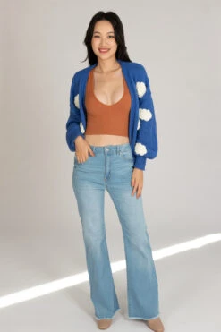 3D Applique Cardigan -Swimsuit Closet Sales Store 176 2466 CloudCArdiFull 65318.1697861770