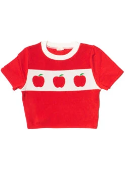 Apple Orchard Short Sleeve Sweater -Swimsuit Closet Sales Store 176 2478 1 99342.1697862231