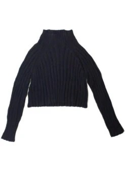Black Funnel Neck Sweater -Swimsuit Closet Sales Store 176 2482 1 73877.1697862302