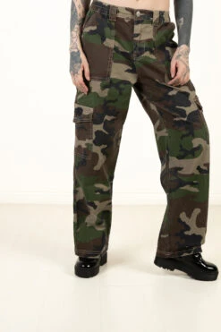 Camo Cargo Skater Jeans