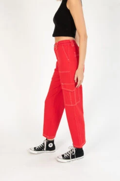 Cherry Red Cargo Skater Jeans 8 Cherry Red Cargo Skater Jeans -Swimsuit Closet Sales Store 177 1409 RedCargoSide 5054 29861.1689265767
