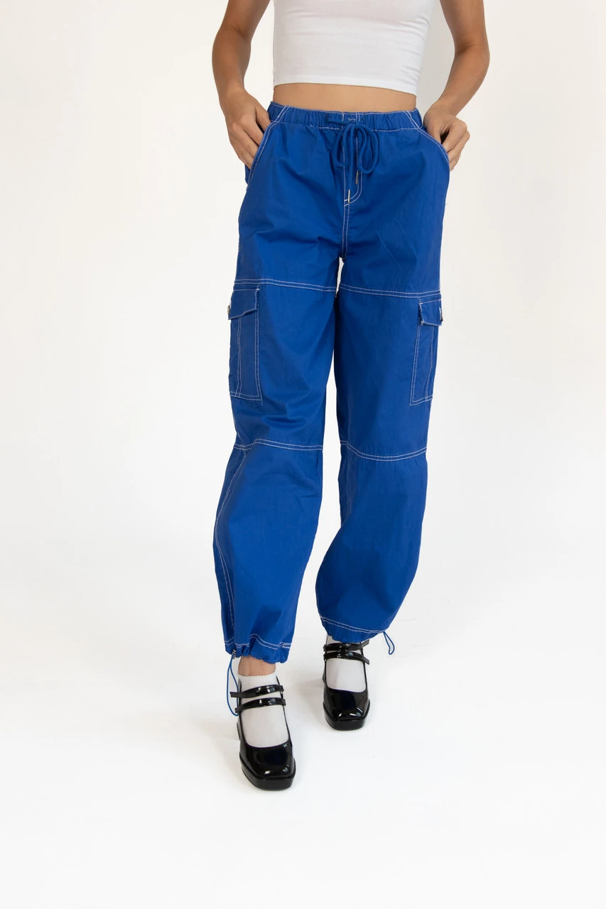 Royal Blue Heavy Weight Cargo Joggers 1 Royal Blue Heavy Weight Cargo Joggers