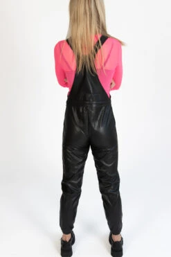 Pleather Jogger Overalls 9 Pleather Jogger Overalls -Swimsuit Closet Sales Store 177 1421 PleatherOVerallsBack 92166.1692904623