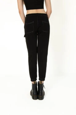 Black Carpenter Joggers -Swimsuit Closet Sales Store 179 2509 Blk JoggersBack 83501.1691091292