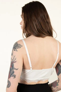 White Lace Trim Bralette -Swimsuit Closet Sales Store 183 2645whitebraletteback 62341.1682629799