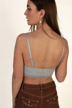 Grey Lace Trim Bralette -Swimsuit Closet Sales Store 183 2646greylacebraback 62440.1682113392
