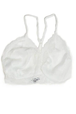 White 90's Satin Lace Bralette -Swimsuit Closet Sales Store 183 2655 1 99939.1687178511