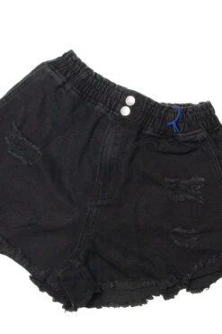 Distressed Denim Black Shorts -Swimsuit Closet Sales Store DistressedBlackDenimShorts 2 01031.1682629384
