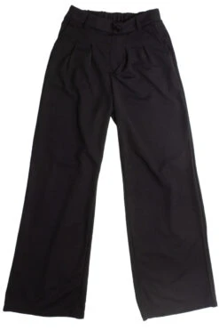 Black Pleated Wide Leg Dad Pant -Swimsuit Closet Sales Store SSP 13491 00488.1673287240