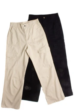Black Cargo Twill Pants -Swimsuit Closet Sales Store SSP 14786 36391.1681503669