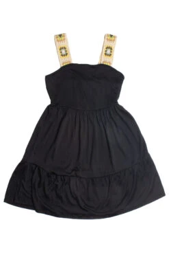 Black Crochet Strap Dress -Swimsuit Closet Sales Store SSP 14870 13945.1682629547