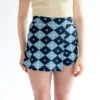 Argyle Daisy Skort
