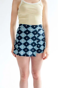 Argyle Daisy Skort