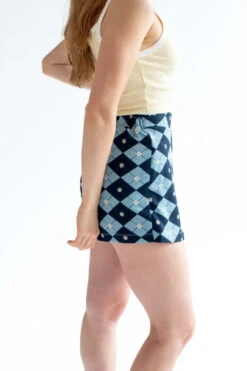 Argyle Daisy Skort -Swimsuit Closet Sales Store argyle daisy skort 3 78217.1692386637