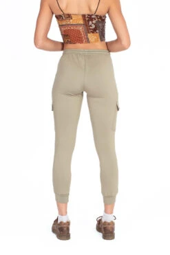 Army Green Cargo Pocket Lined Joggers -Swimsuit Closet Sales Store army green cargo pocket lined joggers 4 17423.1689266009