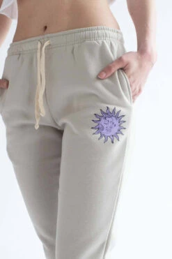 Beige Cosmic Joggers