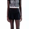 Black Active Skort