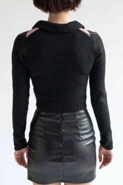 Black Argyle Collared Sweater -Swimsuit Closet Sales Store black argyle collared sweater 8 61355.1692389579