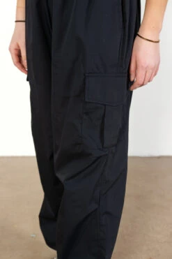 Black Cargo Parachute Pants -Swimsuit Closet Sales Store black cargo parachute pants 3 00694.1678227177