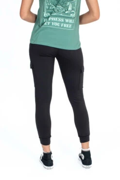 Black Cargo Pocket Lined Joggers -Swimsuit Closet Sales Store black cargo pocket lined joggers 4 43735.1669234137