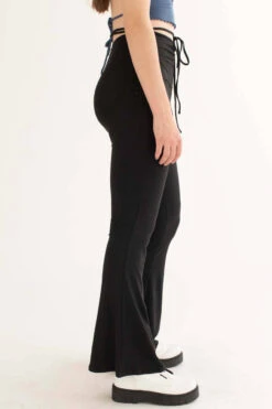 Black Center Ruched Bell Bottoms -Swimsuit Closet Sales Store black center ruched bell bottoms 3 32860.1696279092