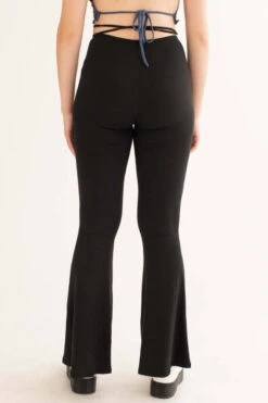 Black Center Ruched Bell Bottoms -Swimsuit Closet Sales Store black center ruched bell bottoms 4 68821.1696279092