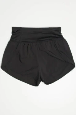 Black High Rise Speed Shorts