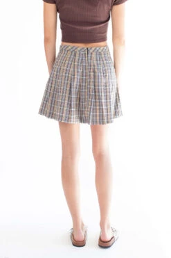 Black Plaid Buckle Mini Skirt -Swimsuit Closet Sales Store black plaid buckle mini skirt 4 61231.1692368569