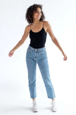 Black Seamless Lace Trim Bodysuit -Swimsuit Closet Sales Store black seamless lace trim bodysuit 2 60201.1692389935