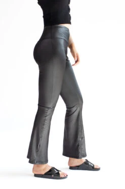 Black Shiny Bell Bottom Pants -Swimsuit Closet Sales Store black shiny bell bottoms 3 94510.1666807833