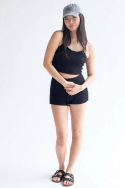 Black Teddi Cami & Shorts Set -Swimsuit Closet Sales Store black teddi cami and shorts set 1 51938.1692387157
