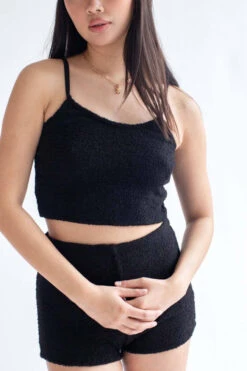 Black Teddi Cami & Shorts Set -Swimsuit Closet Sales Store black teddi cami and shorts set 4 92882.1692387157