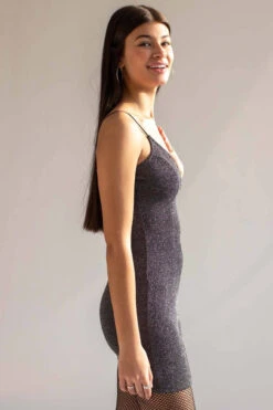 Black Tinsel Mini Dress -Swimsuit Closet Sales Store black tinsel mini dress 5 72292.1692308890